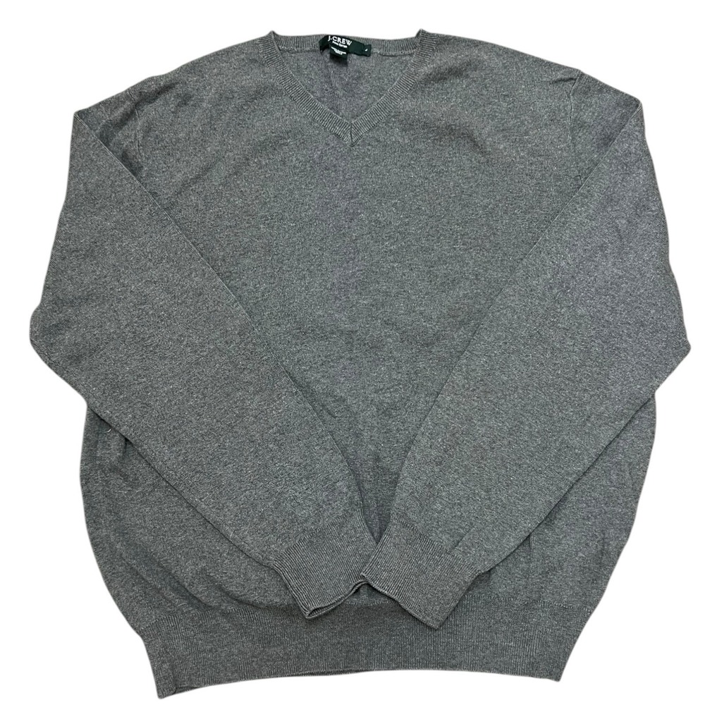 J. Crew‎ Men's 100% Pima Cotton V Neck Sweater Large